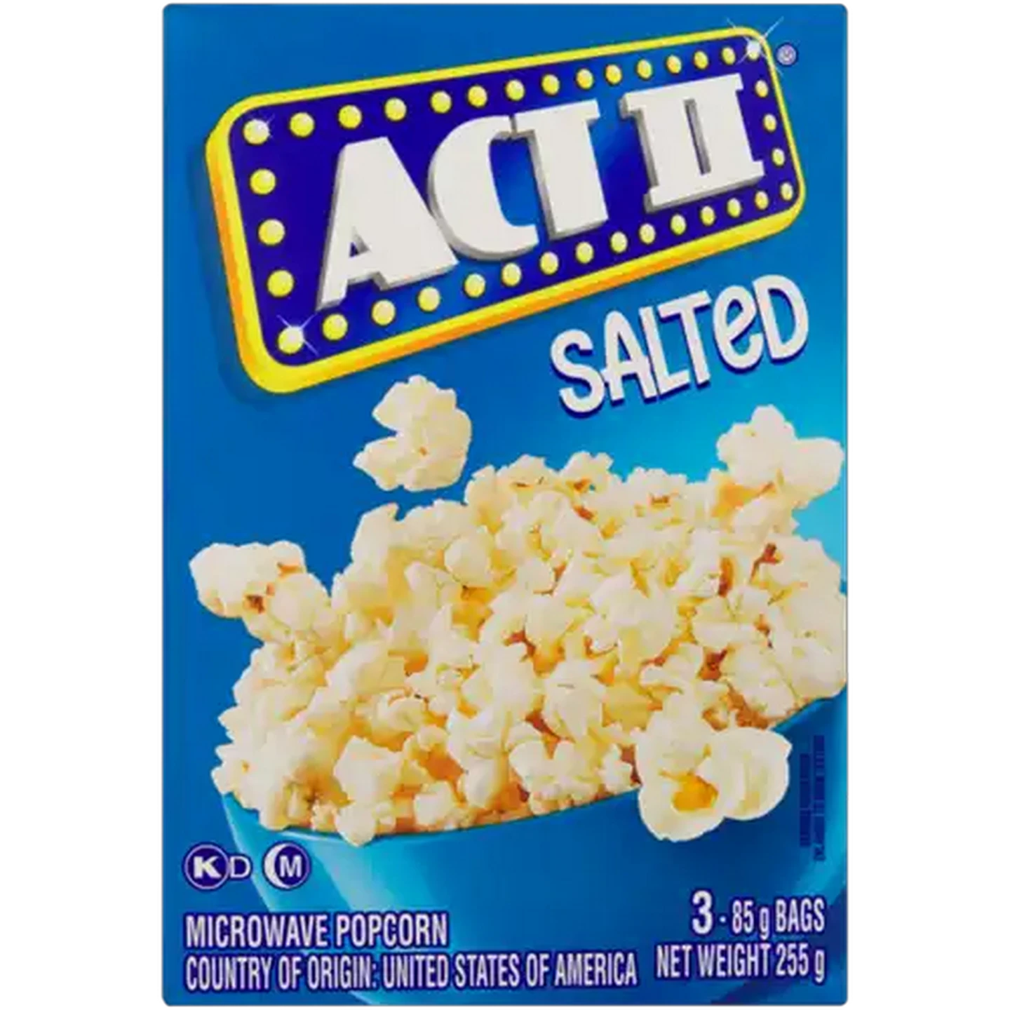 Image of ACT II Salted Microwave Popcorn 3 x 85g