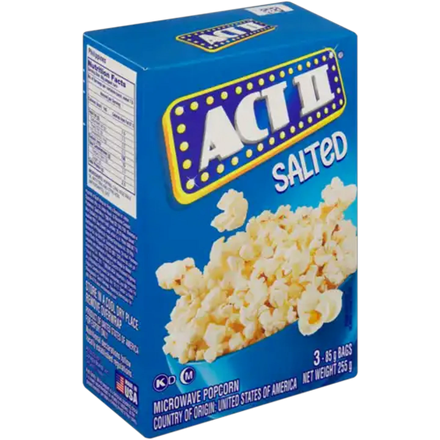 Image of ACT II Salted Microwave Popcorn 3 x 85g
