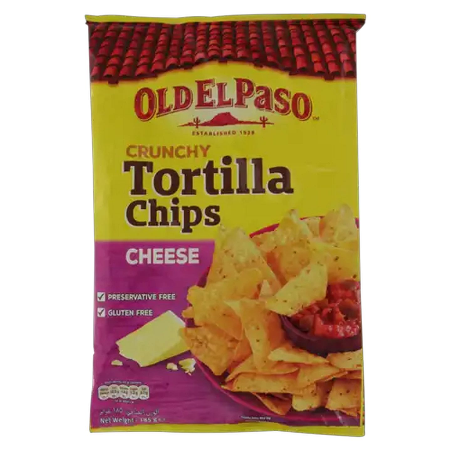 Image of Old El Paso Crunchy Cheese Flavoured Tortilla Chips 185g