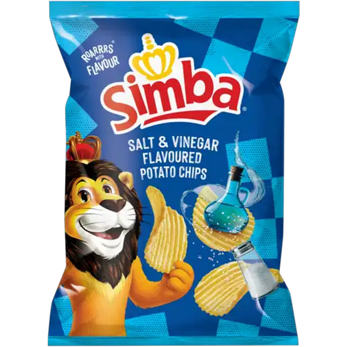 Checkers Sixty60 | Simba Salt & Vinegar Flavoured Potato Chips 120g