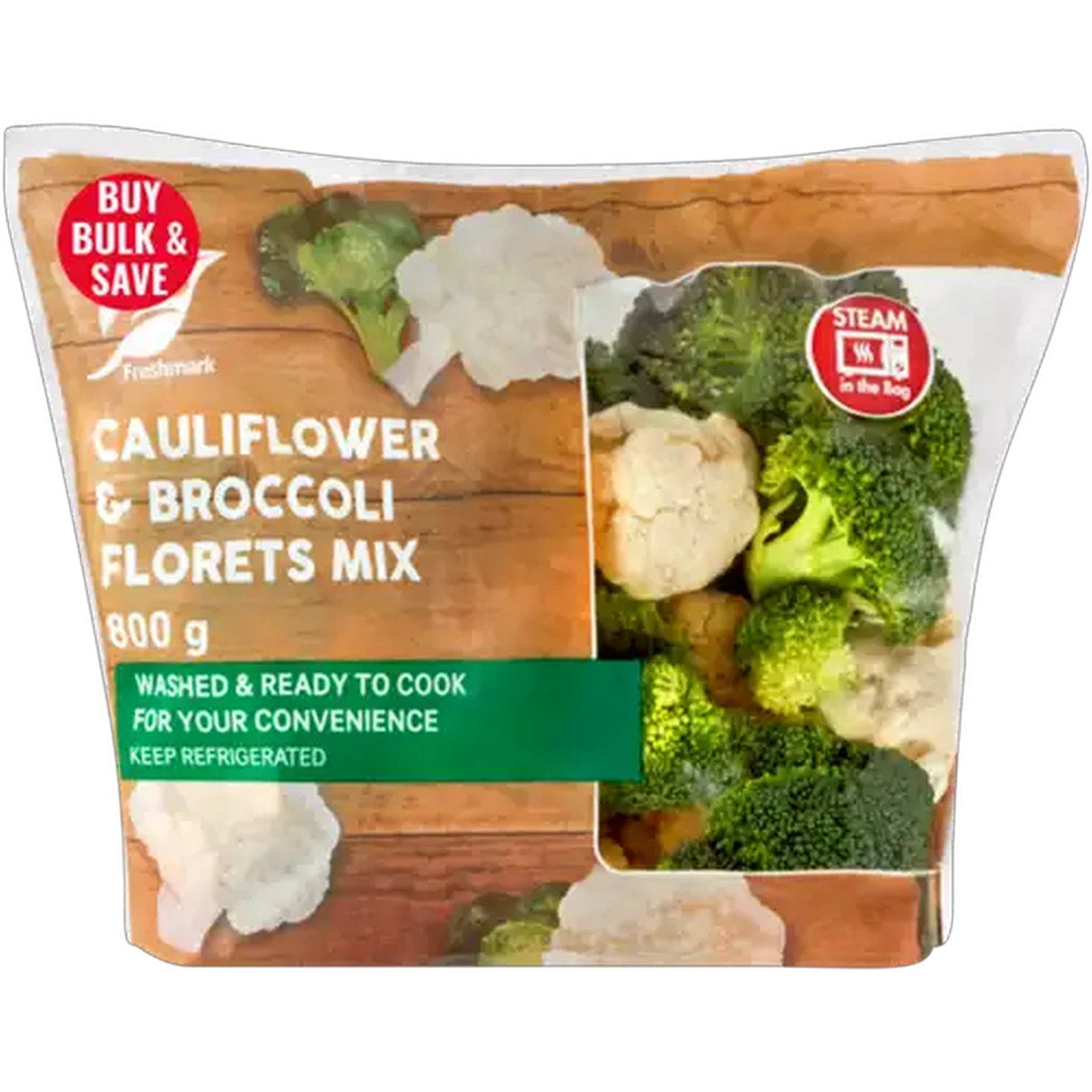 Image of Cauliflower & Broccoli Florets Mix 800g