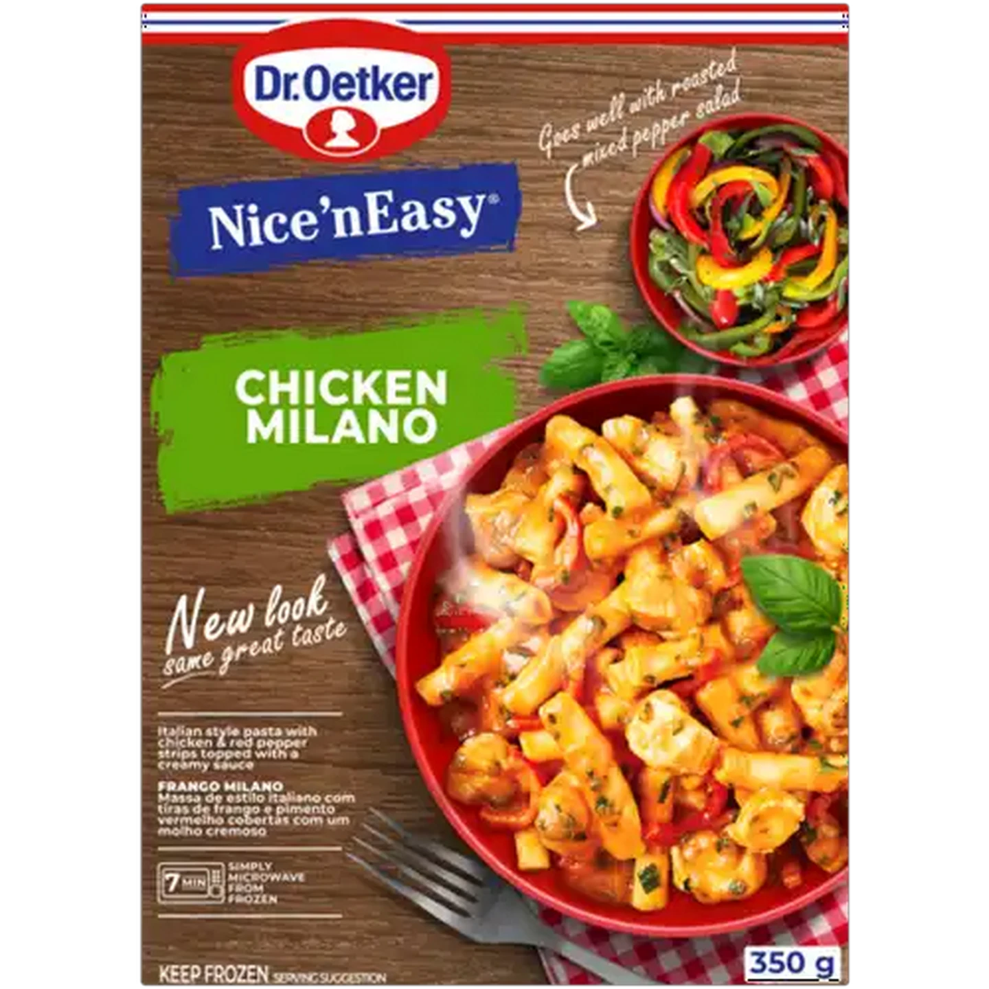 Image of Dr. Oetker Nice 'n Easy Frozen Chicken Milano 350g