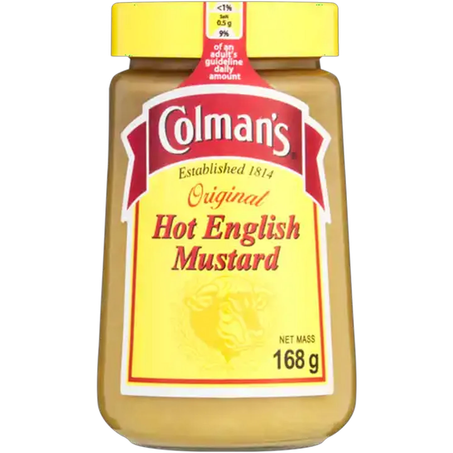 Image of Colman's Original Hot English Mustard 168g