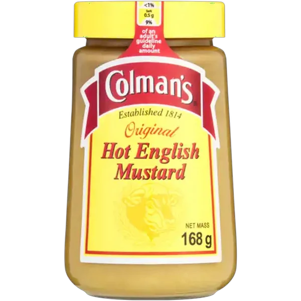Colman's Original Hot English Mustard 168g