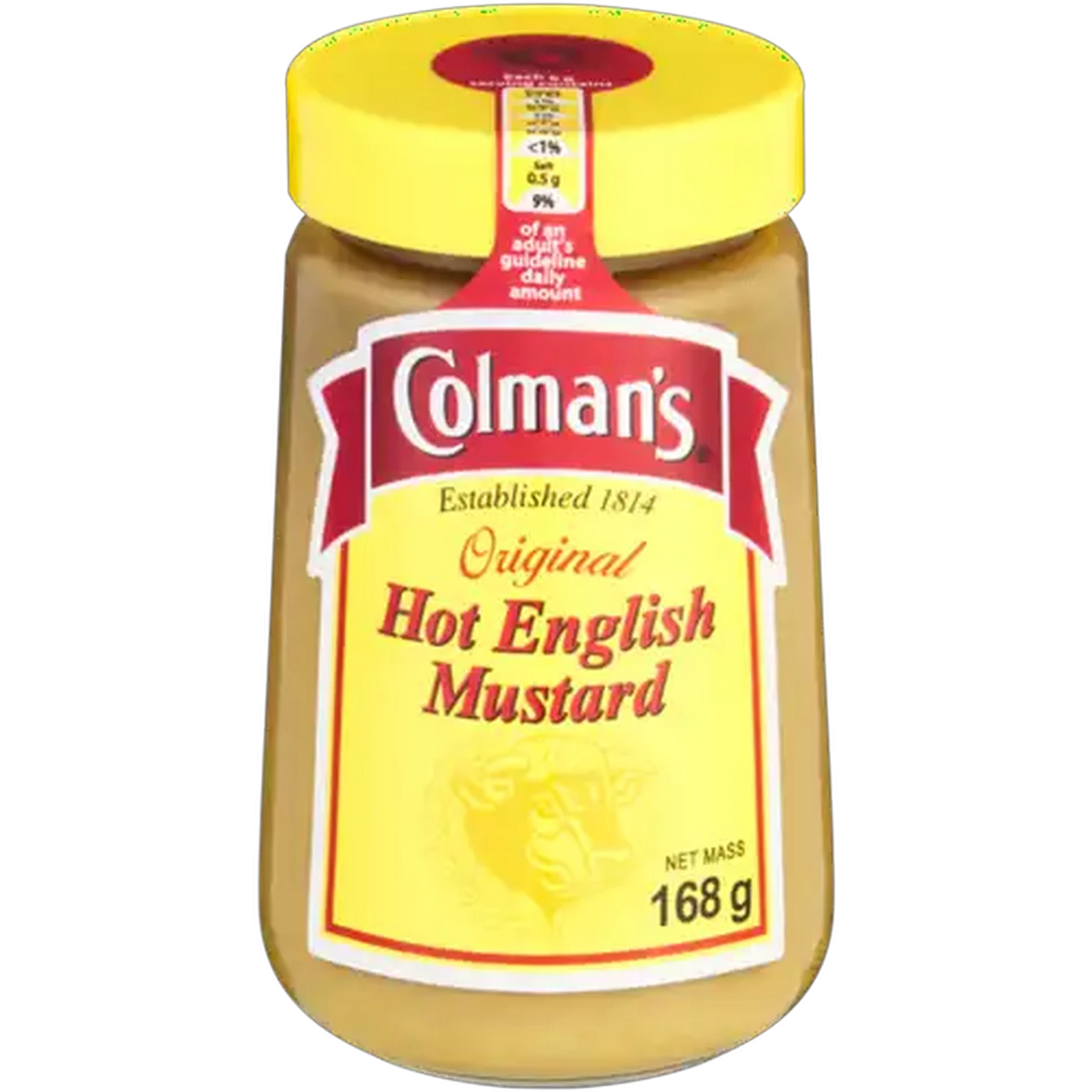 Image of Colman's Original Hot English Mustard 168g