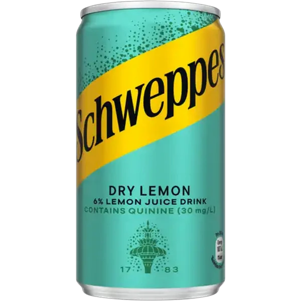 Schweppes Dry Lemon Juice Drink 200ml