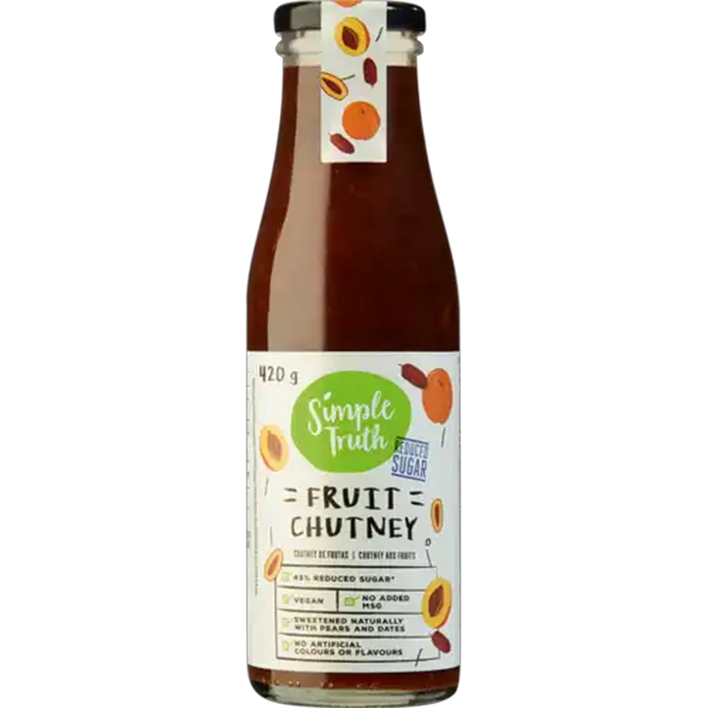 Image of Simple Truth Reduced Sugar Fruit Chutney 420g