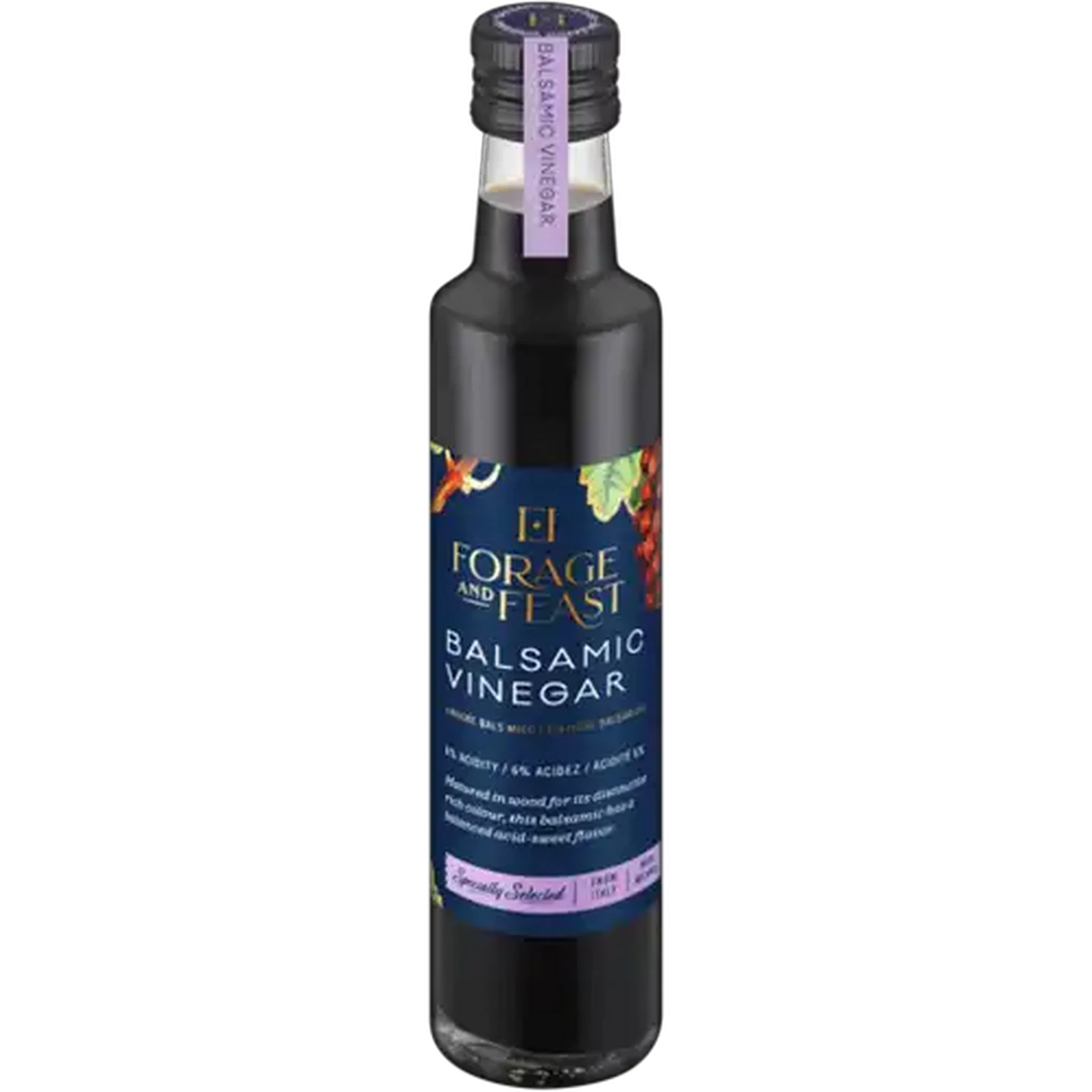 Image of Forage And Feast Balsamic Vinegar Bottle 250ml