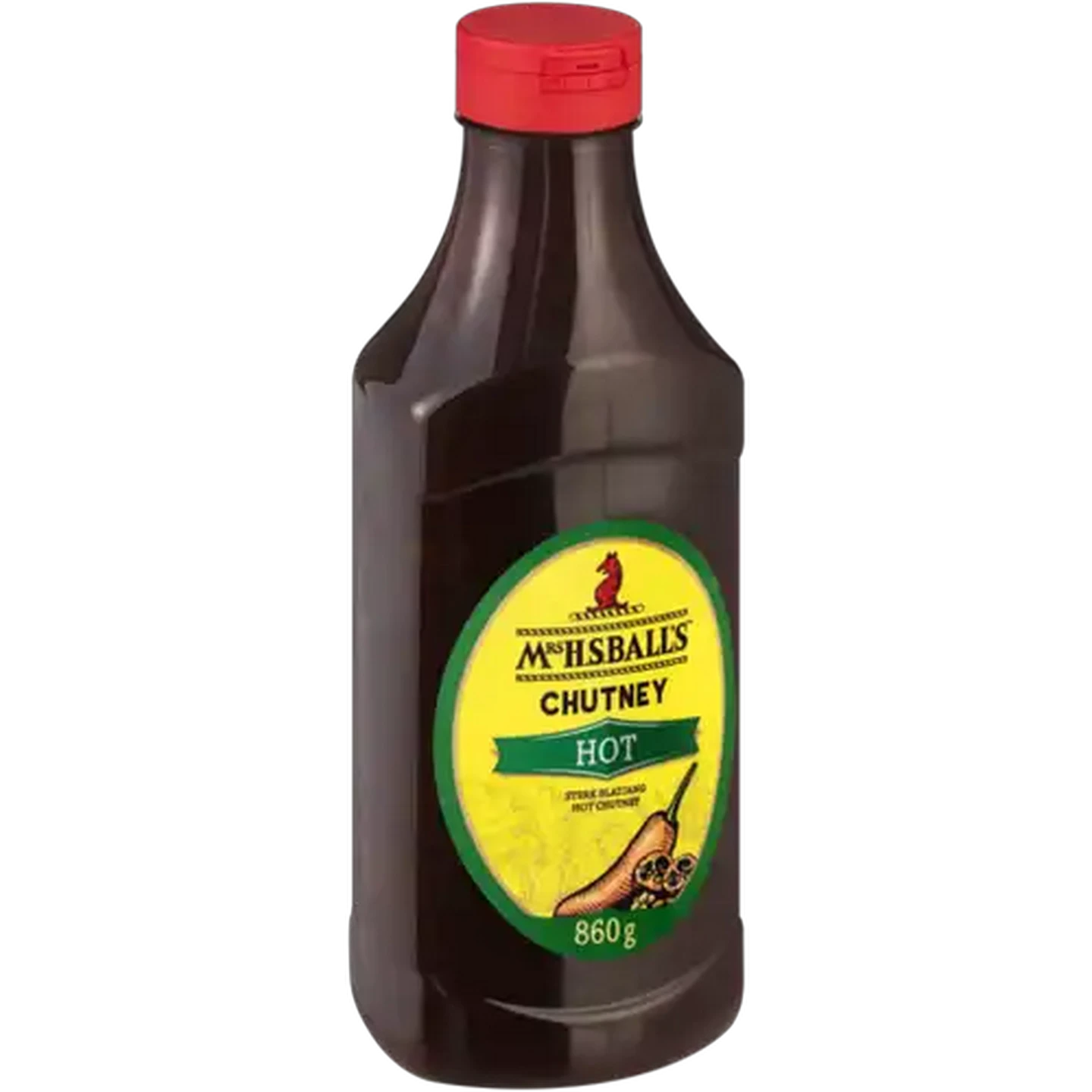 Image of Mrs H.S. Ball’s Chutney Hot Chutney Bottle 860g