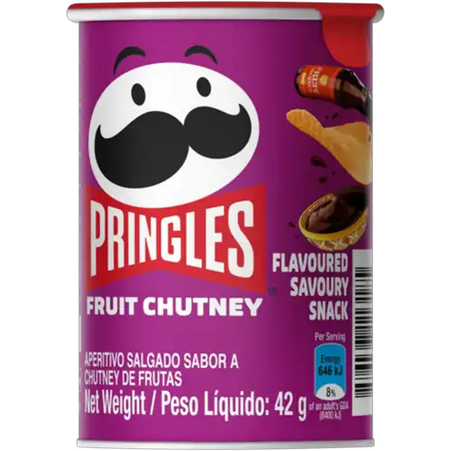 Image of Pringles Fruit Chutney Flavoured Chips 42g