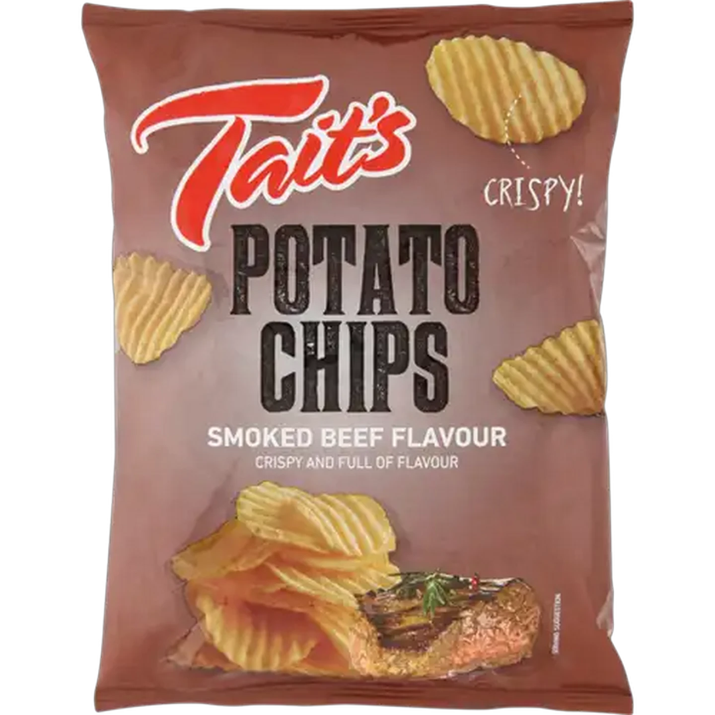 Image of Tait's Smoked Beef Chips 125g