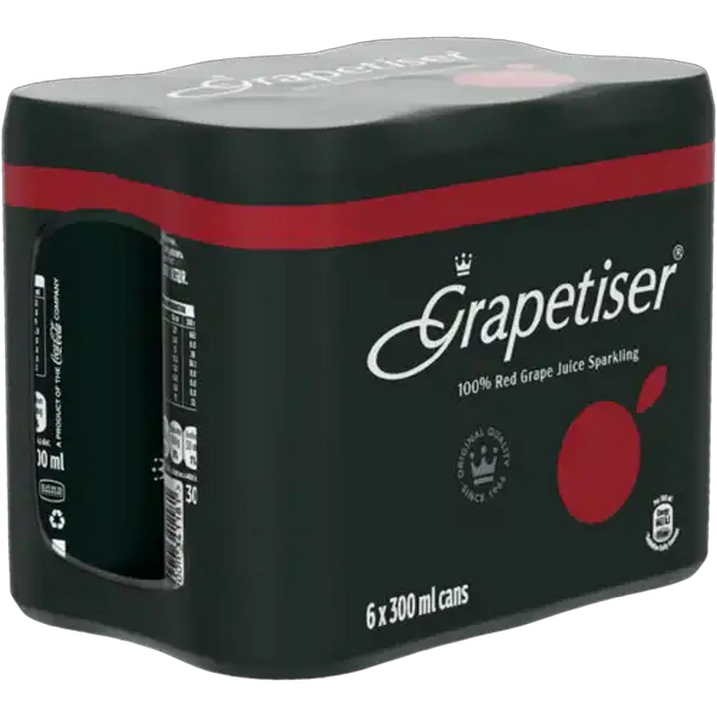 Image of Grapetiser 100% Sparkling Red Grape Juice 6 x 300ml