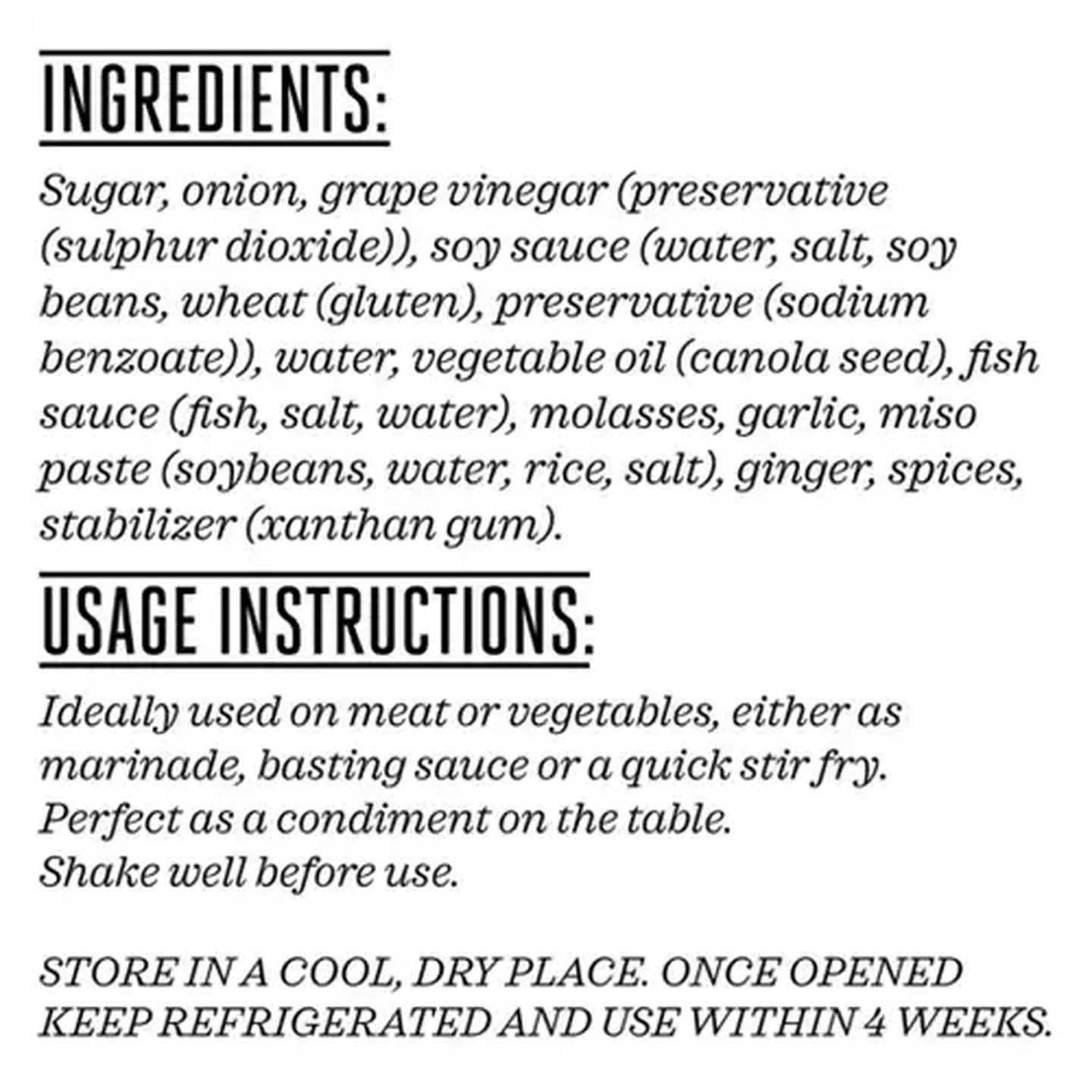 Image of Forage And Feast Asian Braai Sauce 375ml