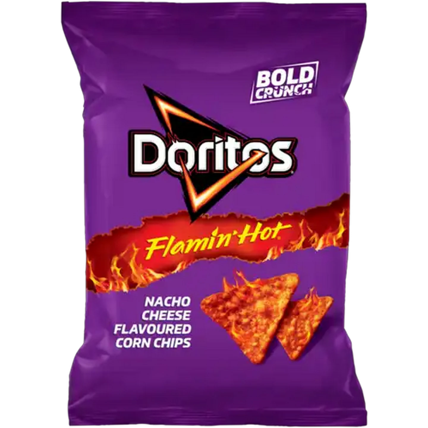 Image of Doritos Flamin' Hot Nacho Cheese Flavoured Corn Chips 145g
