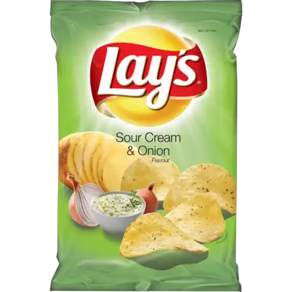 Lay's Sour Cream & Onion Potato Chips 36g