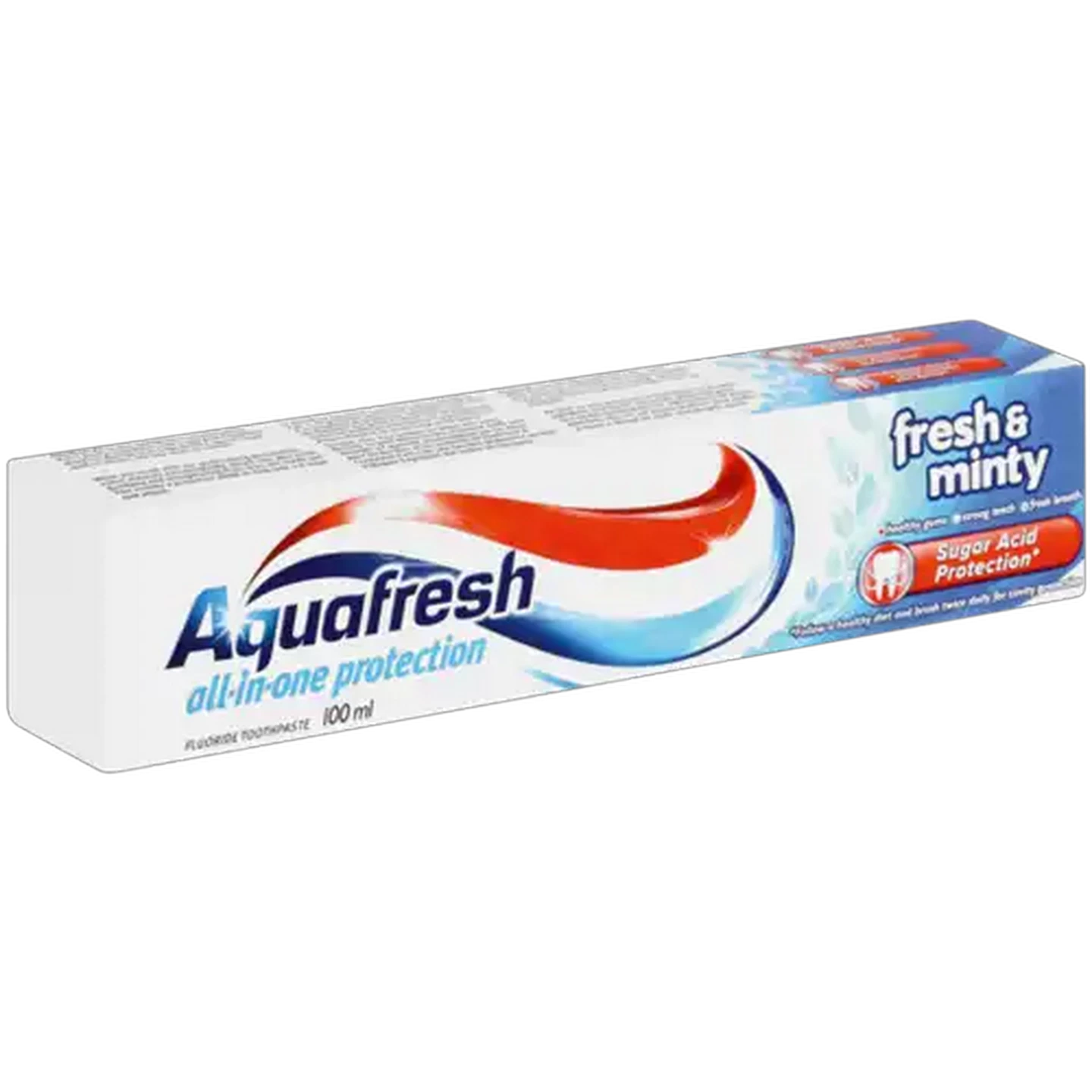 Image of Aquafresh All-in-One Protection Fresh & Minty Fluoride Toothpaste 100ml