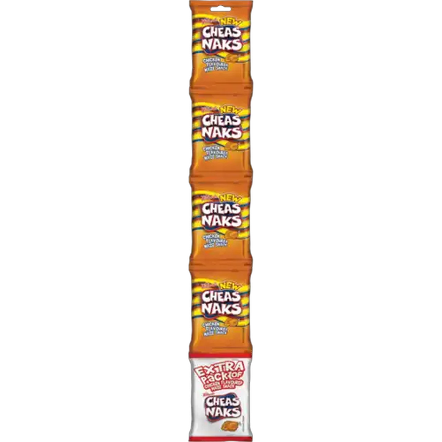 Image of Cheas Naks Chicken Flavoured Maize Snack 5 x 22g