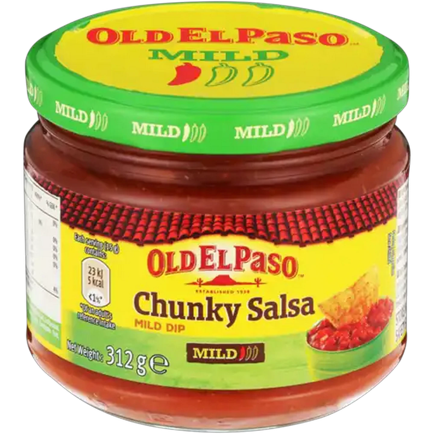 Image of Old El Paso Mild Chunky Salsa 312g