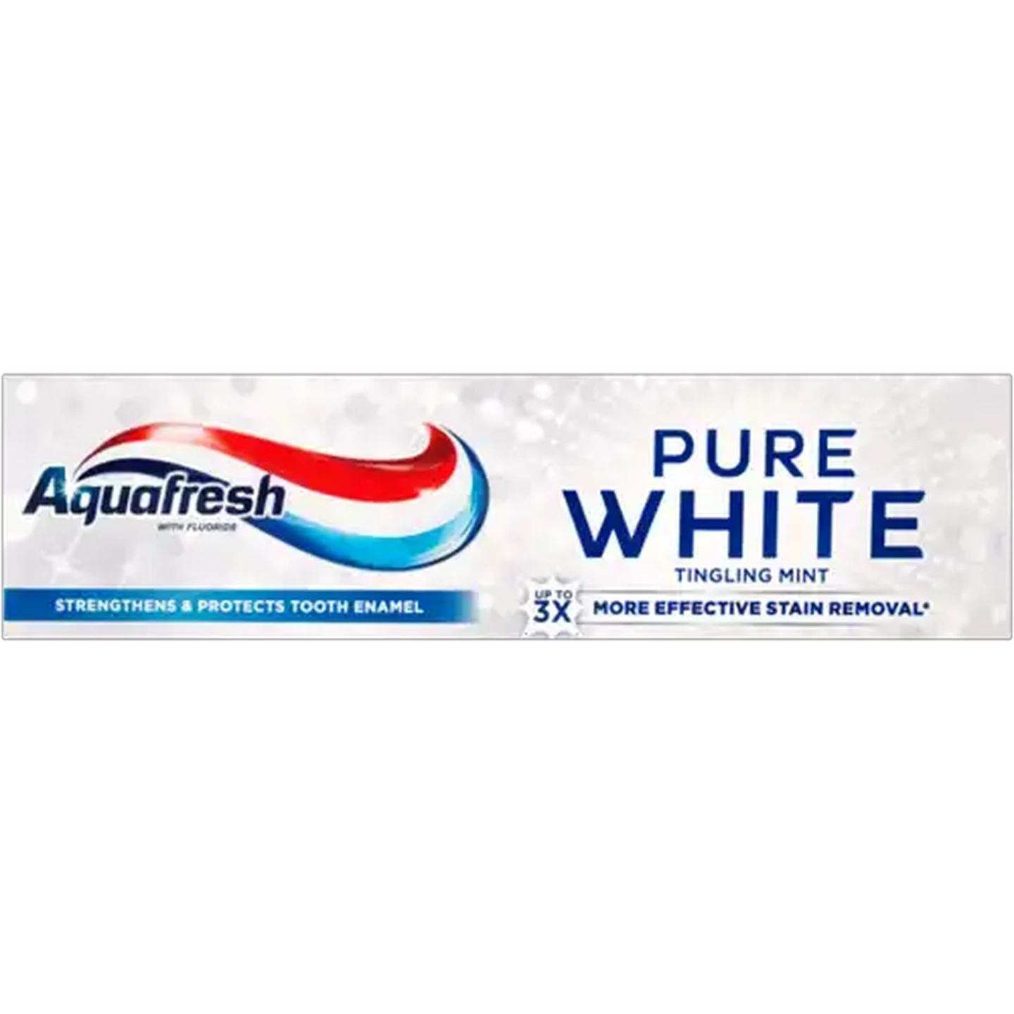 Image of Aquafresh Pure White Tingling Mint Toothpaste 75ml