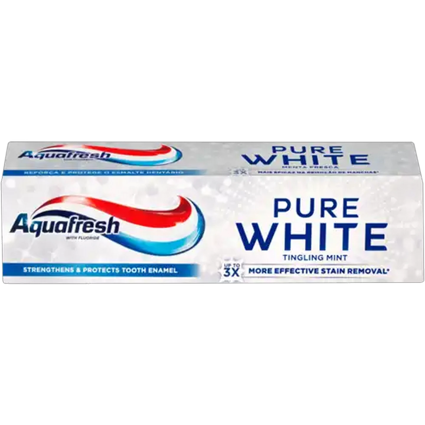 Image of Aquafresh Pure White Tingling Mint Toothpaste 75ml