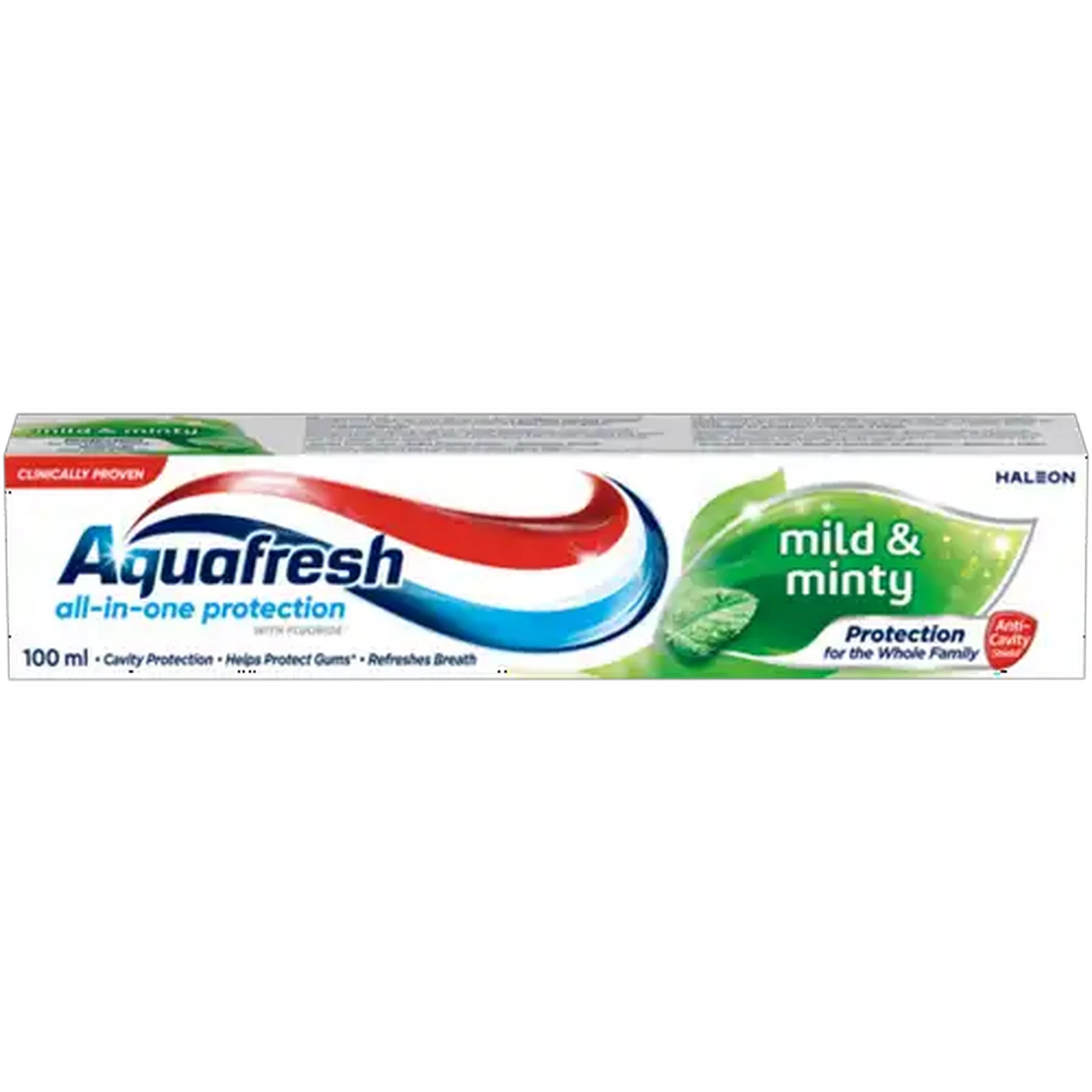 Image of Aquafresh All-in-One Protection Mild & Minty Fluoride Toothpaste 100ml