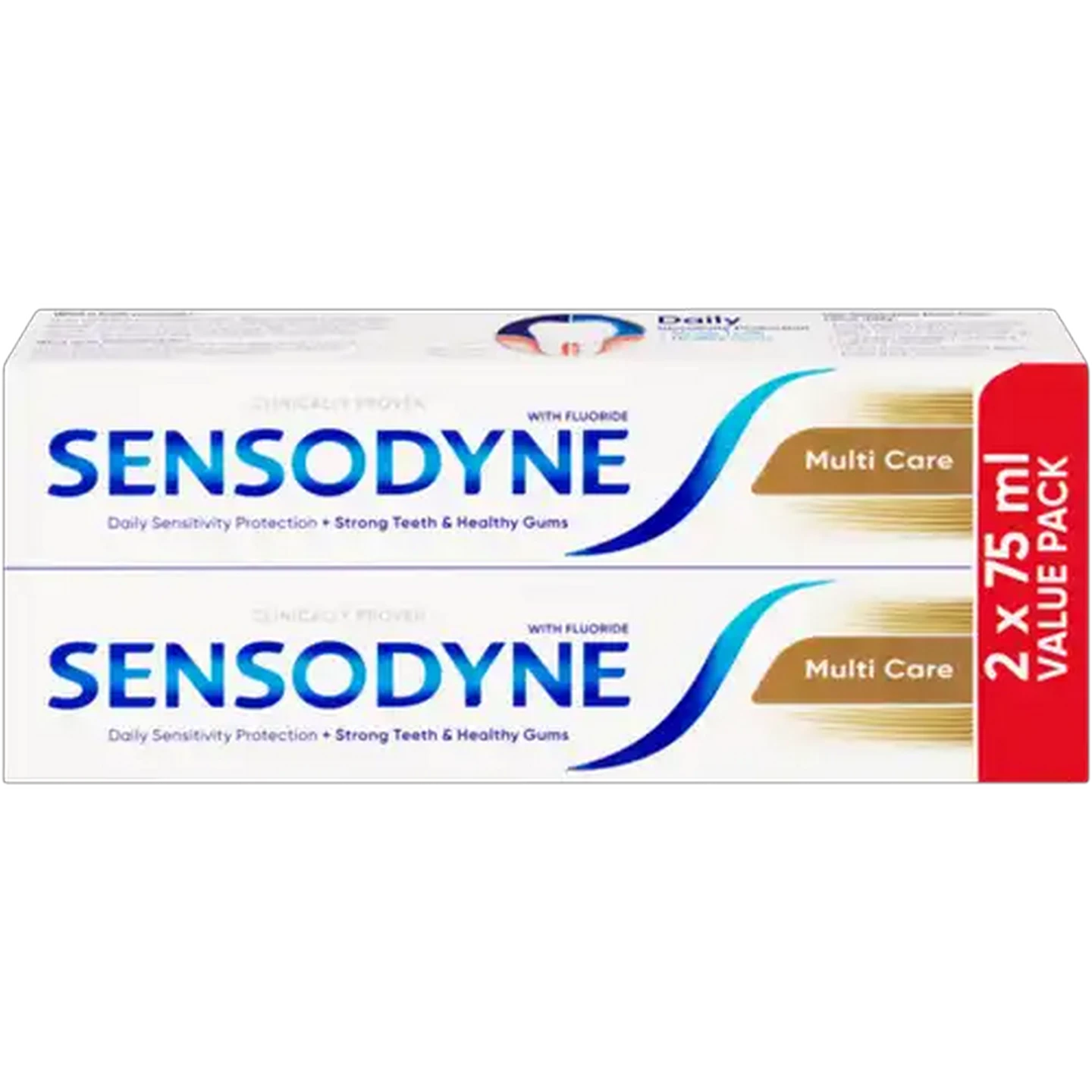 Image of Sensodyne Multi Care Value Pack Toothpaste 2 x 75ml