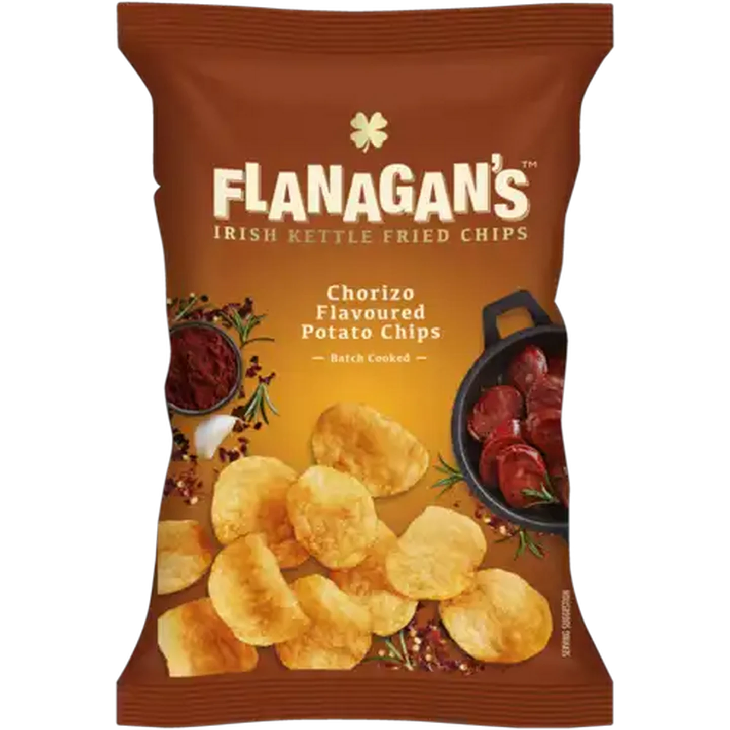 Image of Flanagan's Spanish Chorizo Flavoured Chips 120g
