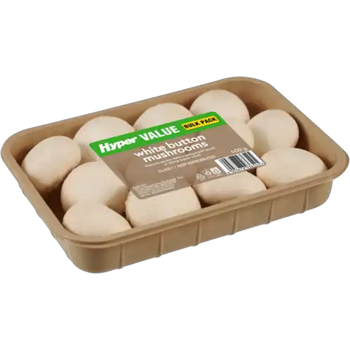 Image of Hyper Value White Button Mushrooms 400g