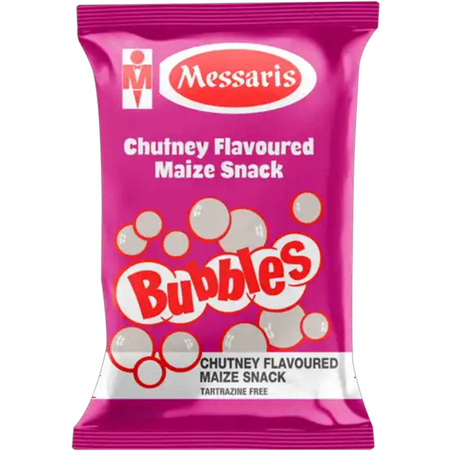 Image of Messaris Bubbles Chutney Flavoured Maize Snack 100g