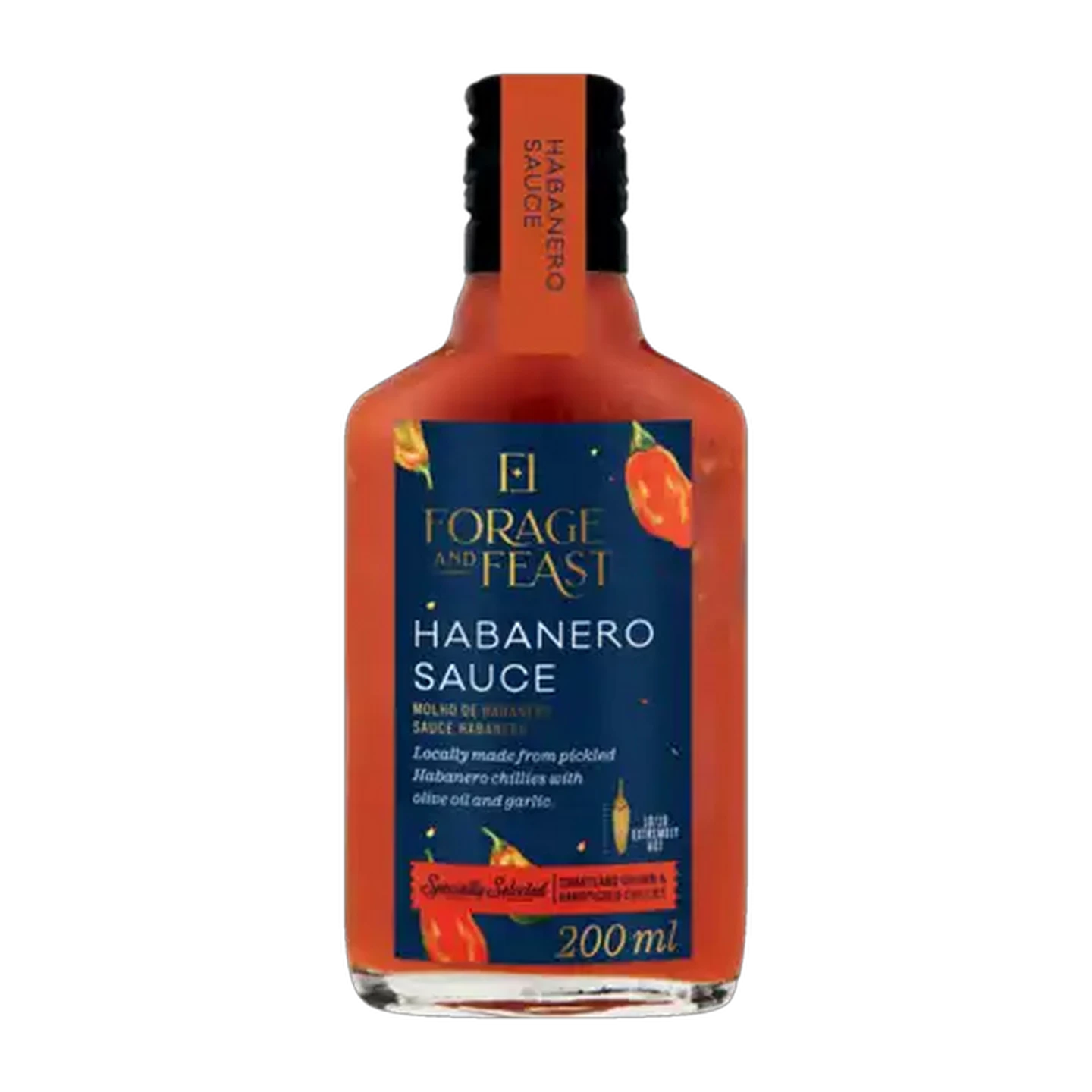 Image of Forage And Feast Habanero Hot Sauce 200ml