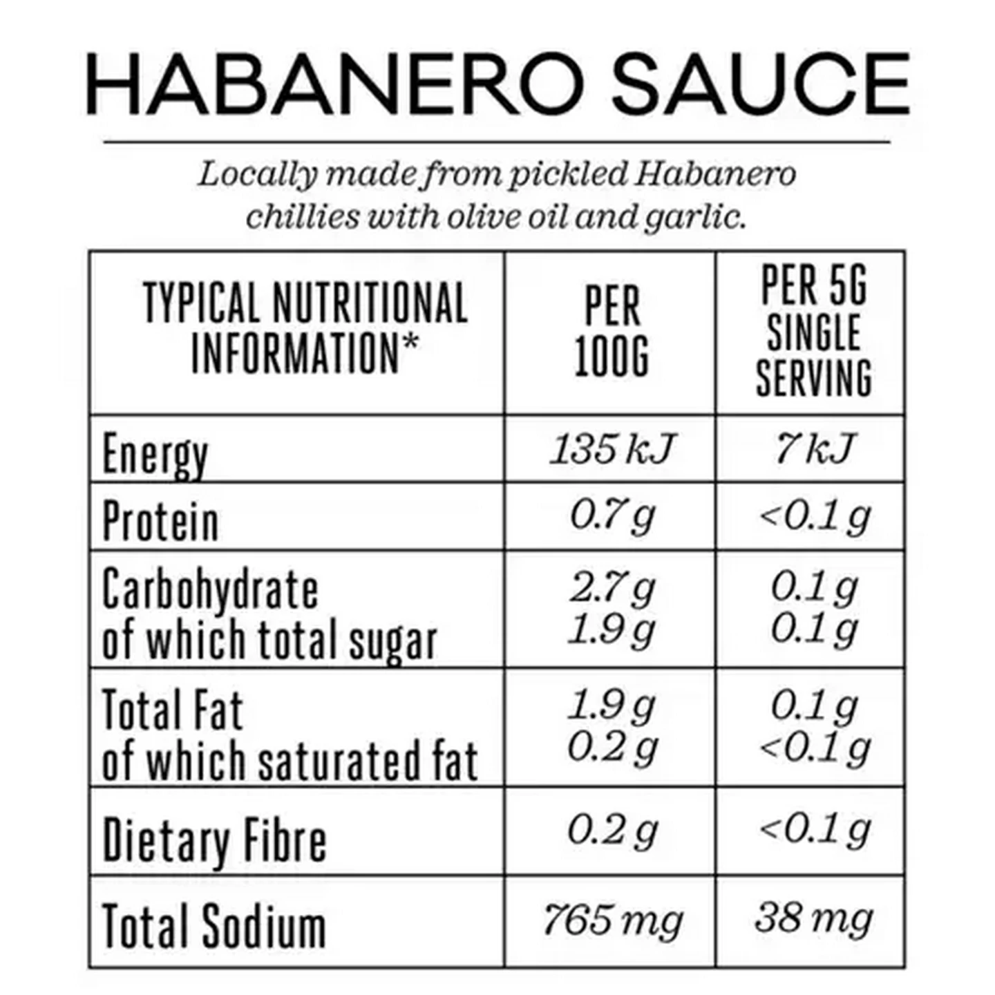 Image of Forage And Feast Habanero Hot Sauce 200ml