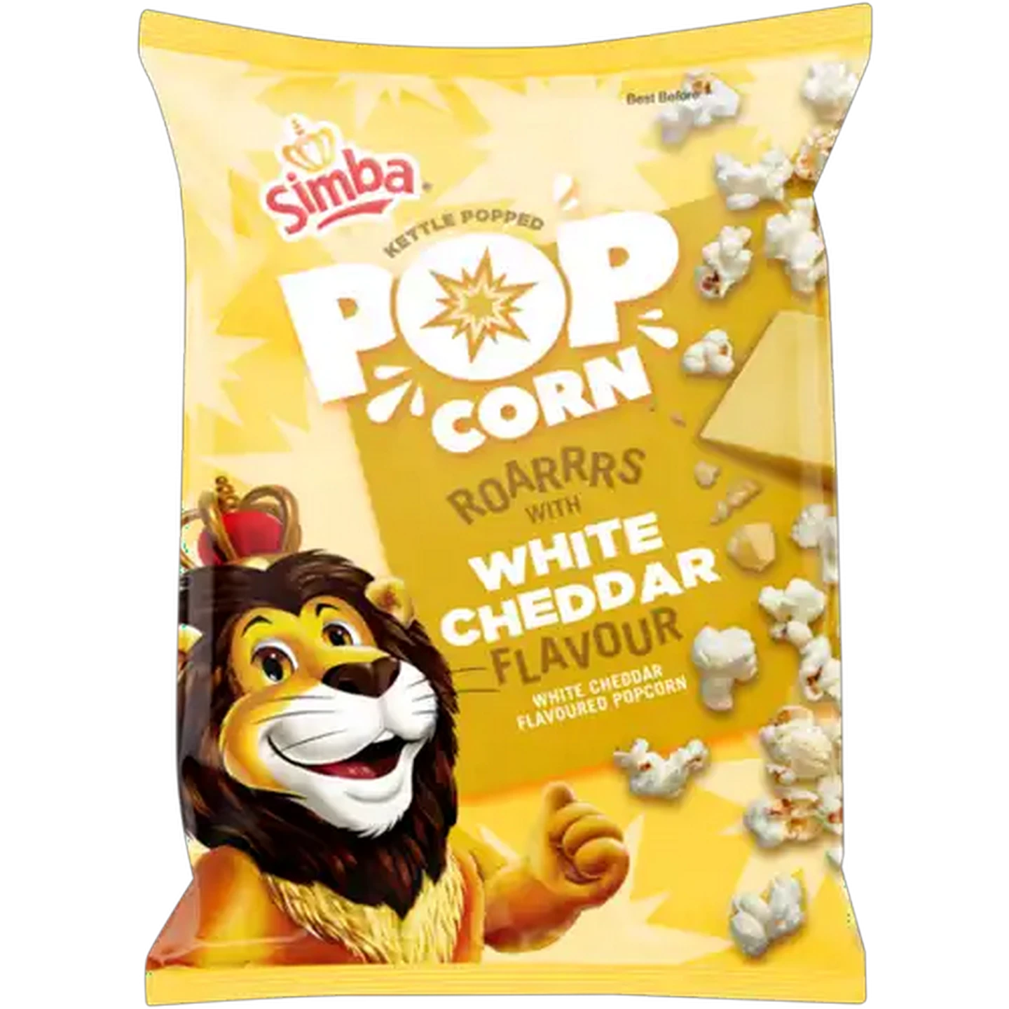 Image of Simba White Cheddar Flavoured Popcorn 90g