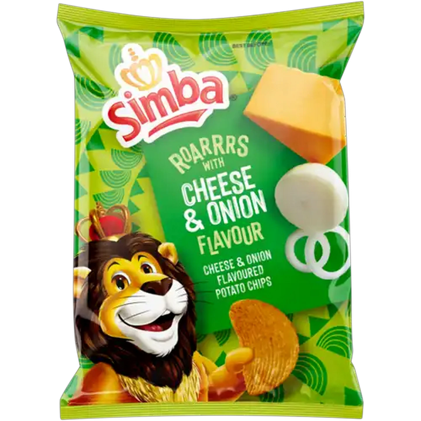 Image of Simba Cheese & Onion Flavoured Potato Chips Bag 36g
