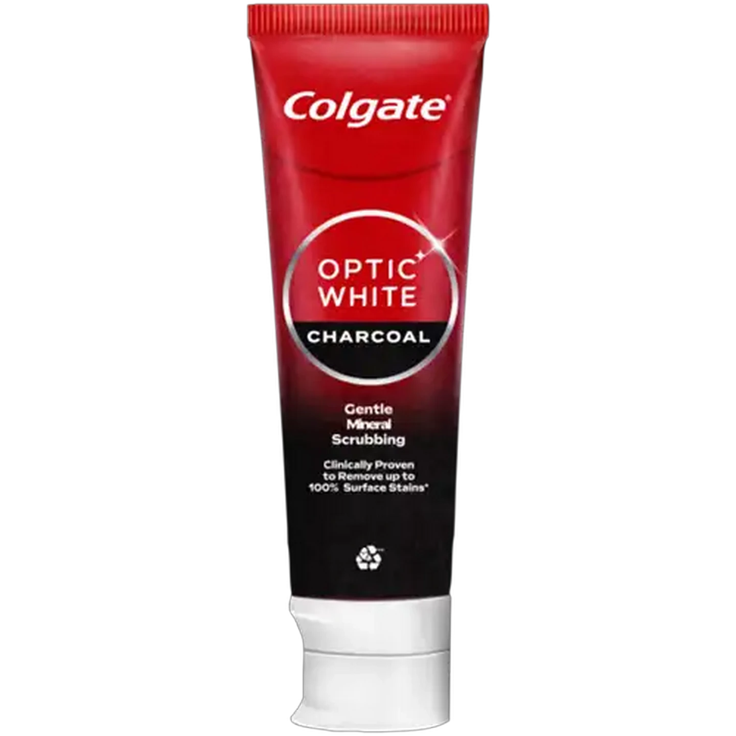Image of Colgate Optic White Charcoal Whitening Toothpaste 75ml