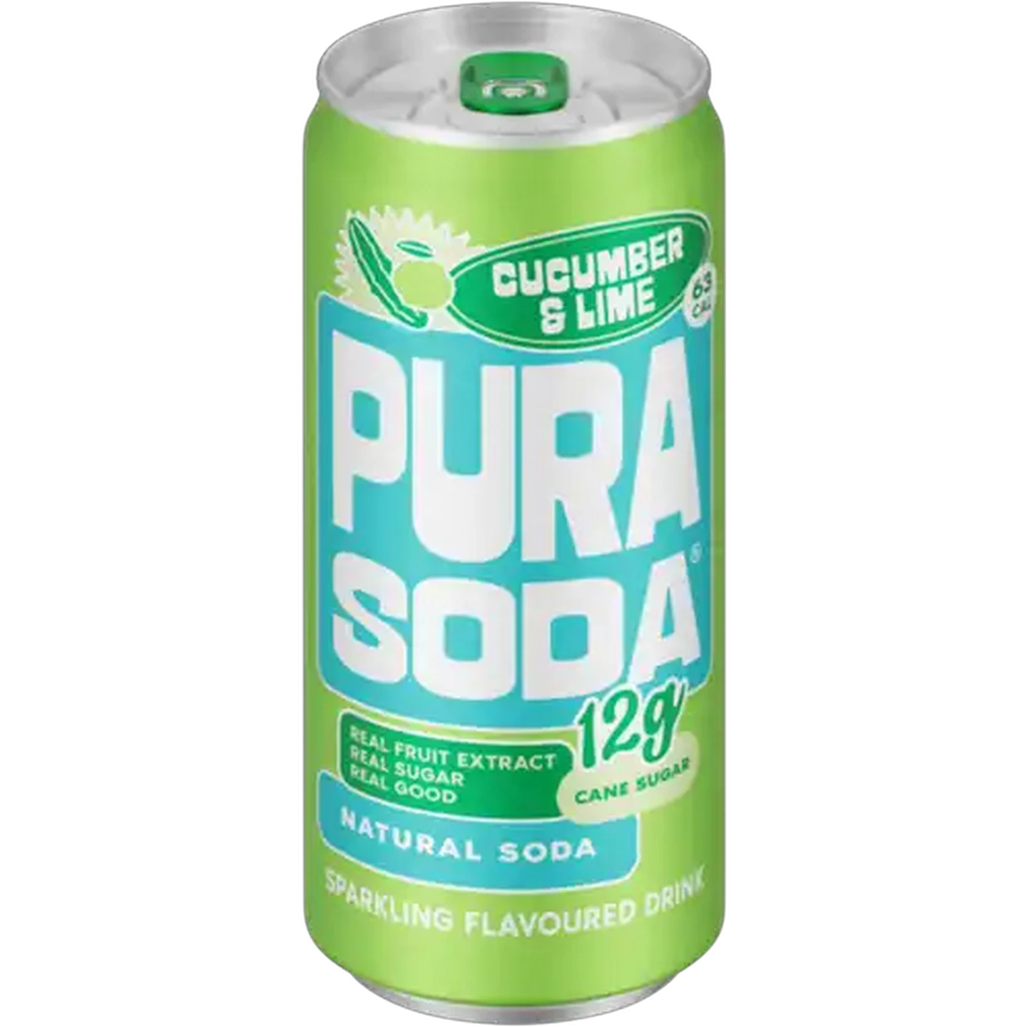 Image of PURA Soda Cucumber & Lime Flavoured Sparkling Drink 300ml