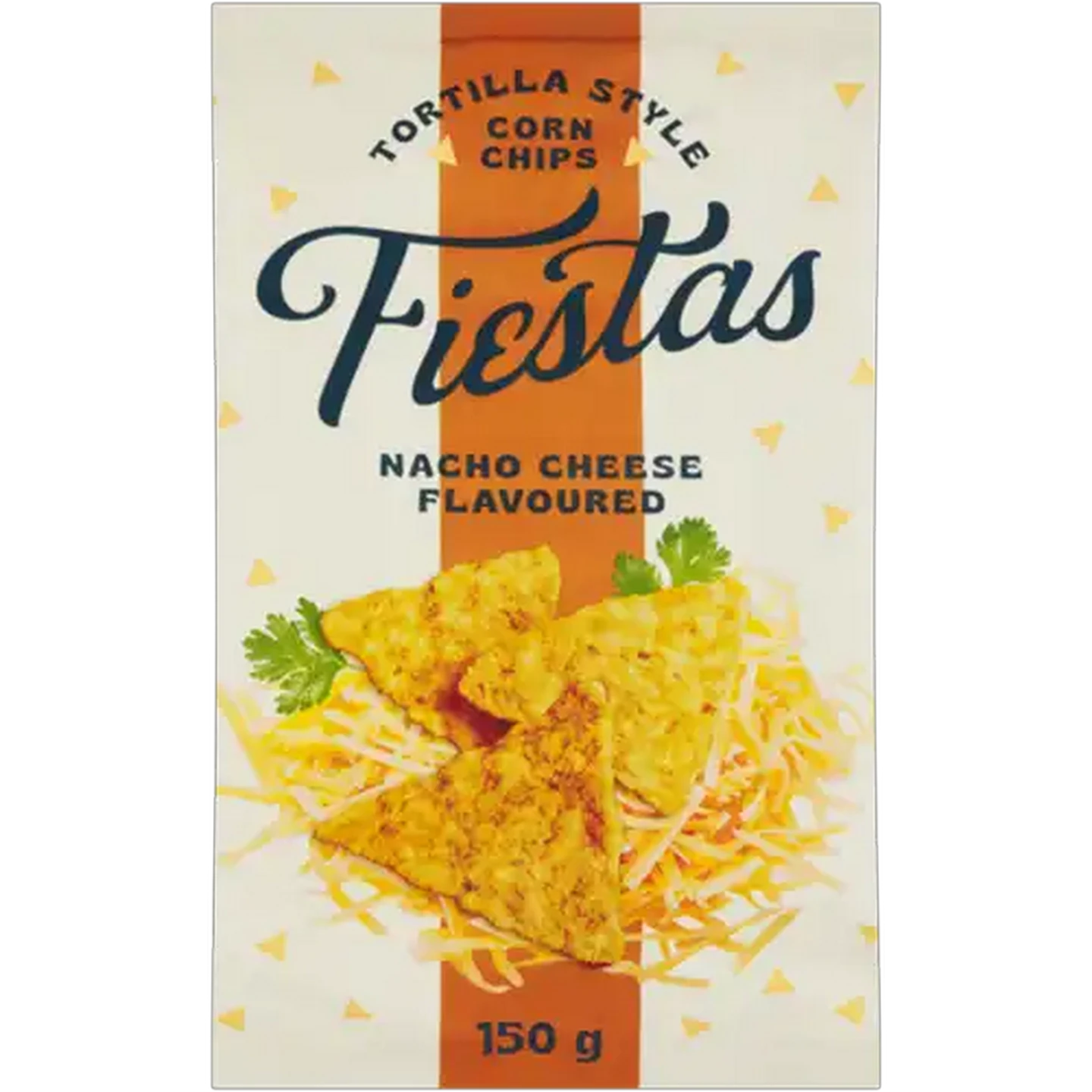 Image of Fiestas Nachos Cheese Flavoured Tortilla Style Corn Chips 150g