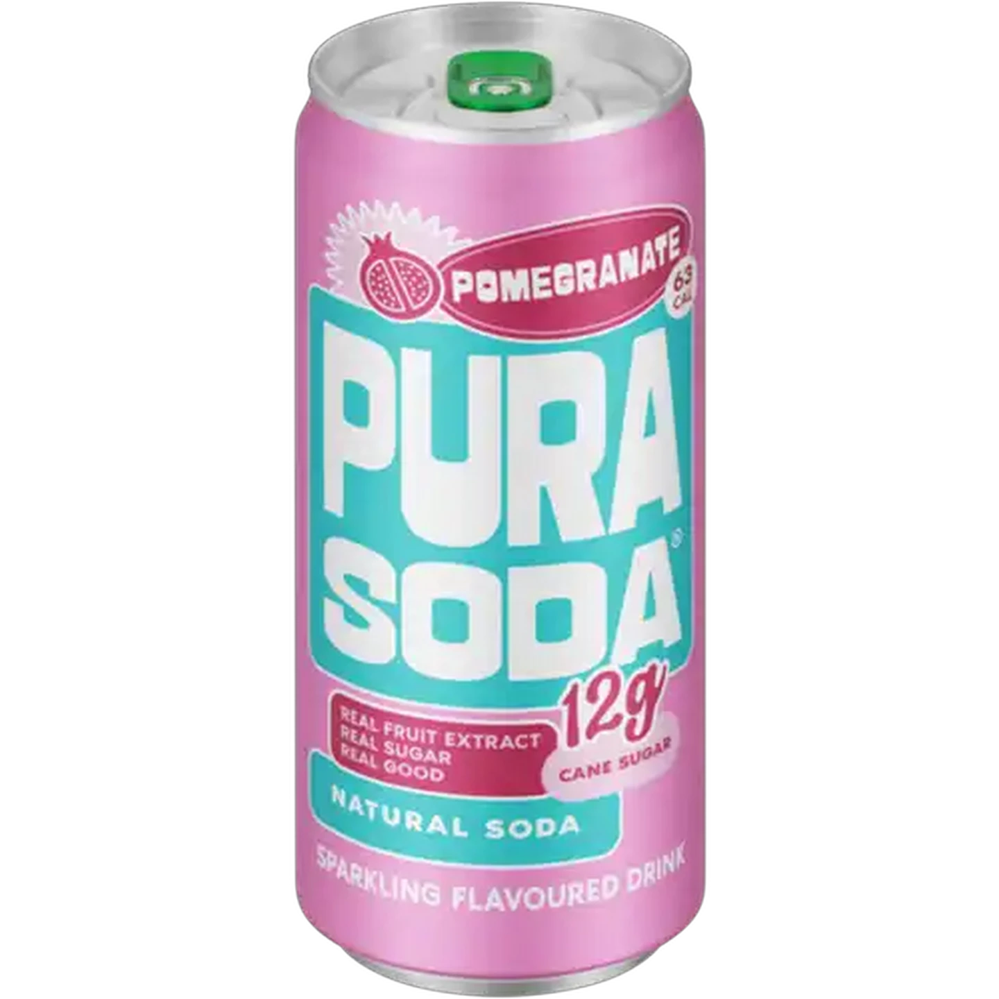 Image of PURA Soda Pomegranate Flavoured Sparkling Drink 300ml
