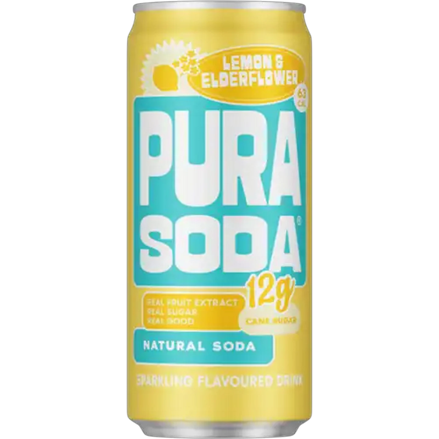 Image of PURA Soda Lemon & Elderflower Flavoured Sparkling Drink 300ml
