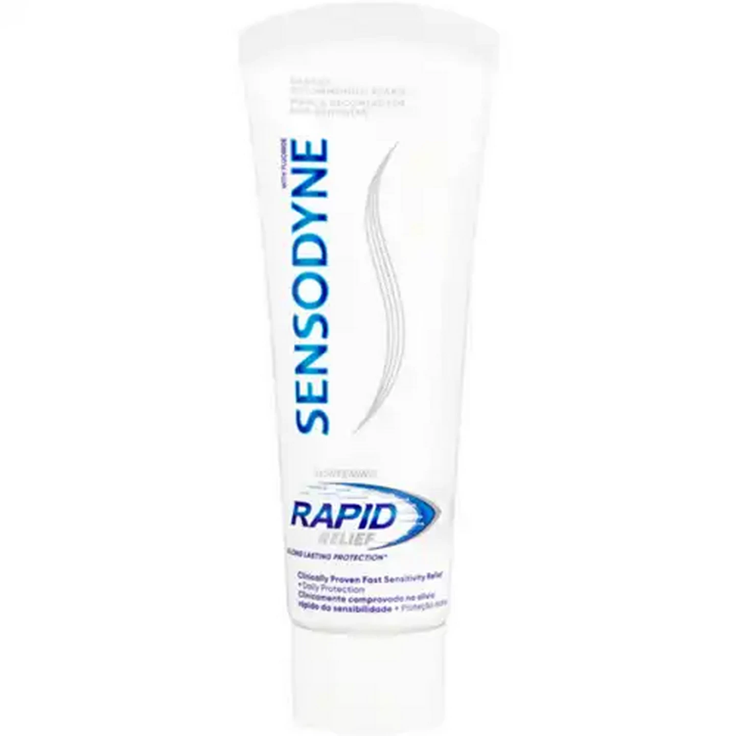 Image of Sensodyne Rapid Relief Whitening Fluoride Toothpaste 75ml