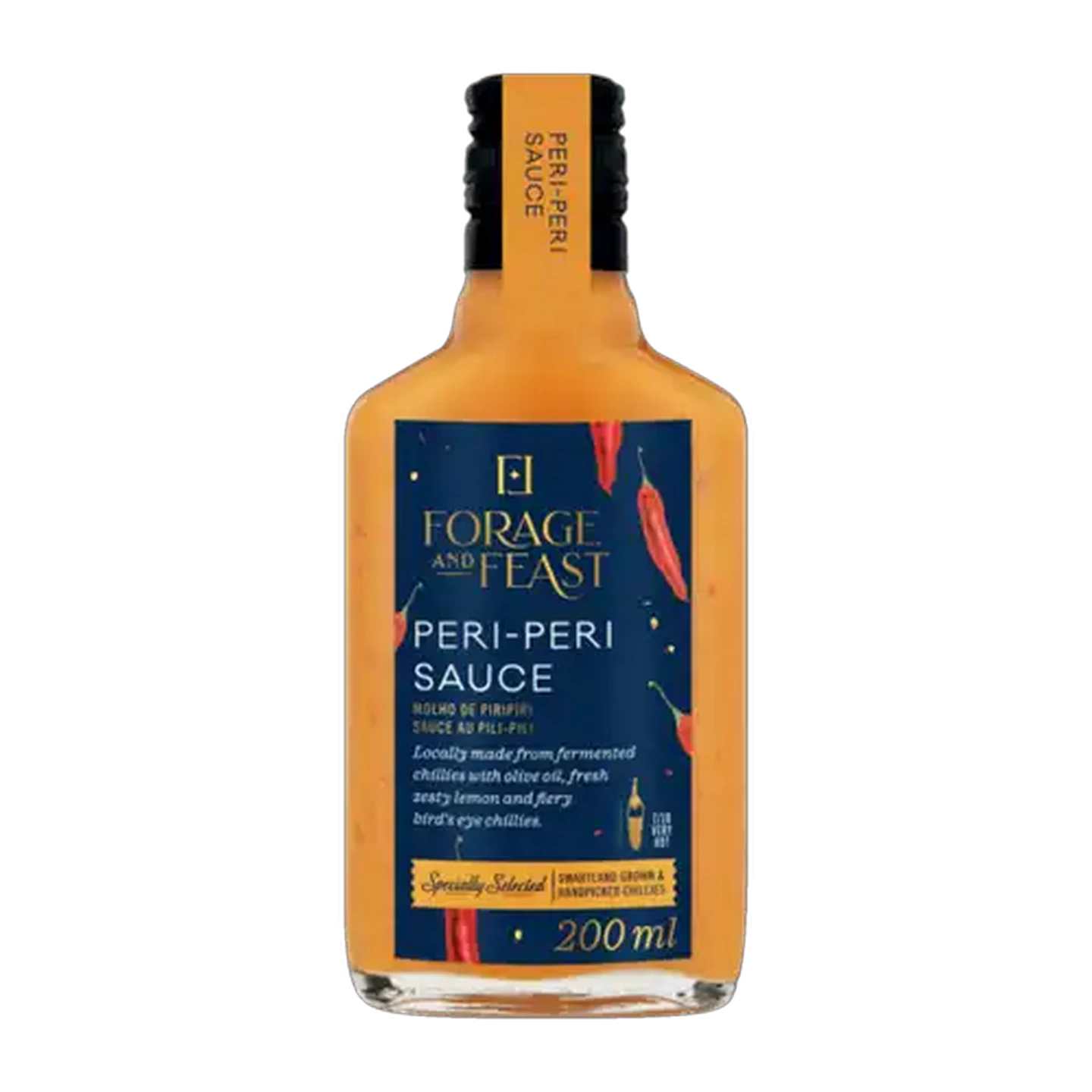 Image of Forage And Feast Peri Peri Hot Sauce 200ml