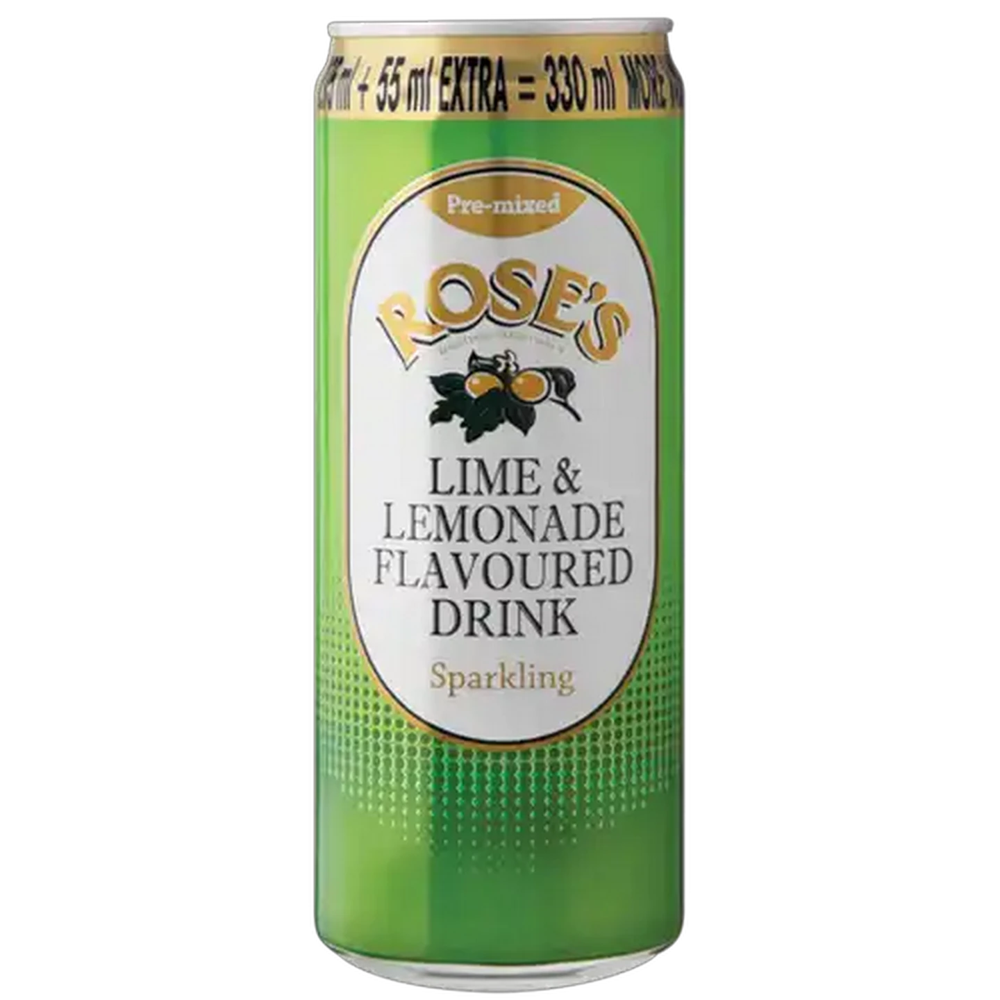 Image of Rose's Sparkling Lime & Lemonade Flavoured Drink 330ml