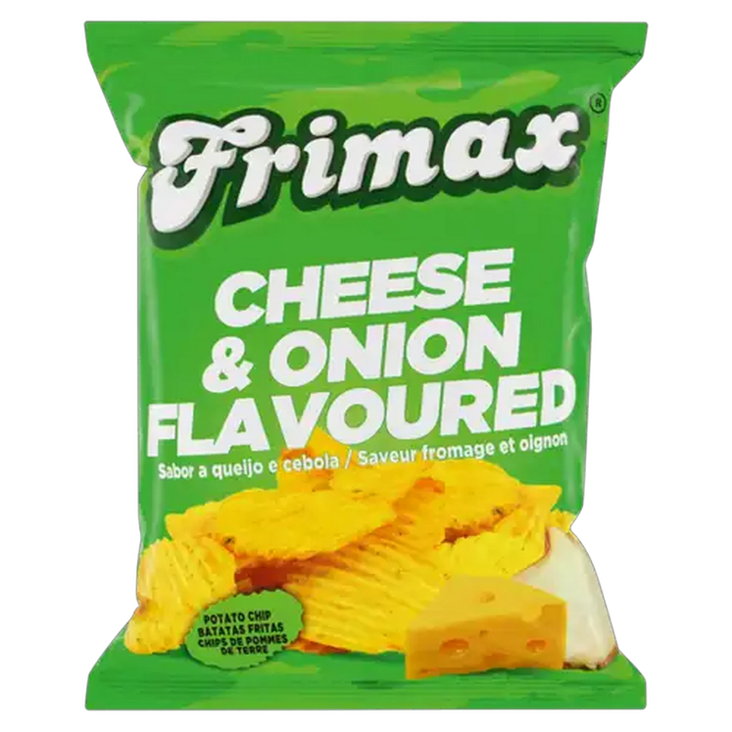 Image of Frimax Cheese & Onion Flavoured Potato Chips 125g