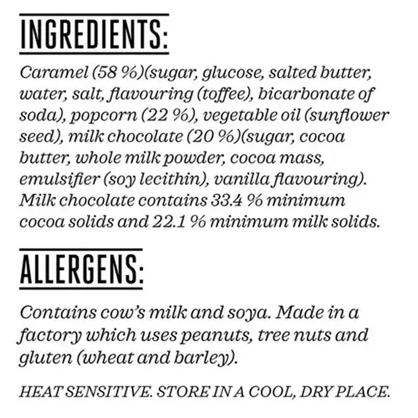 Image of Forage And Feast Toffee Caramel & Chocolate Drizzled Popcorn 125g