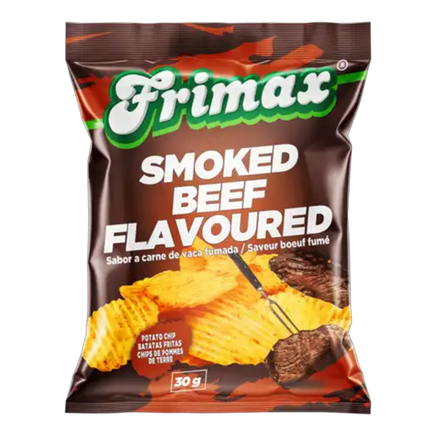 Image of Frimax Smoked Beef Flavoured Chips 30g