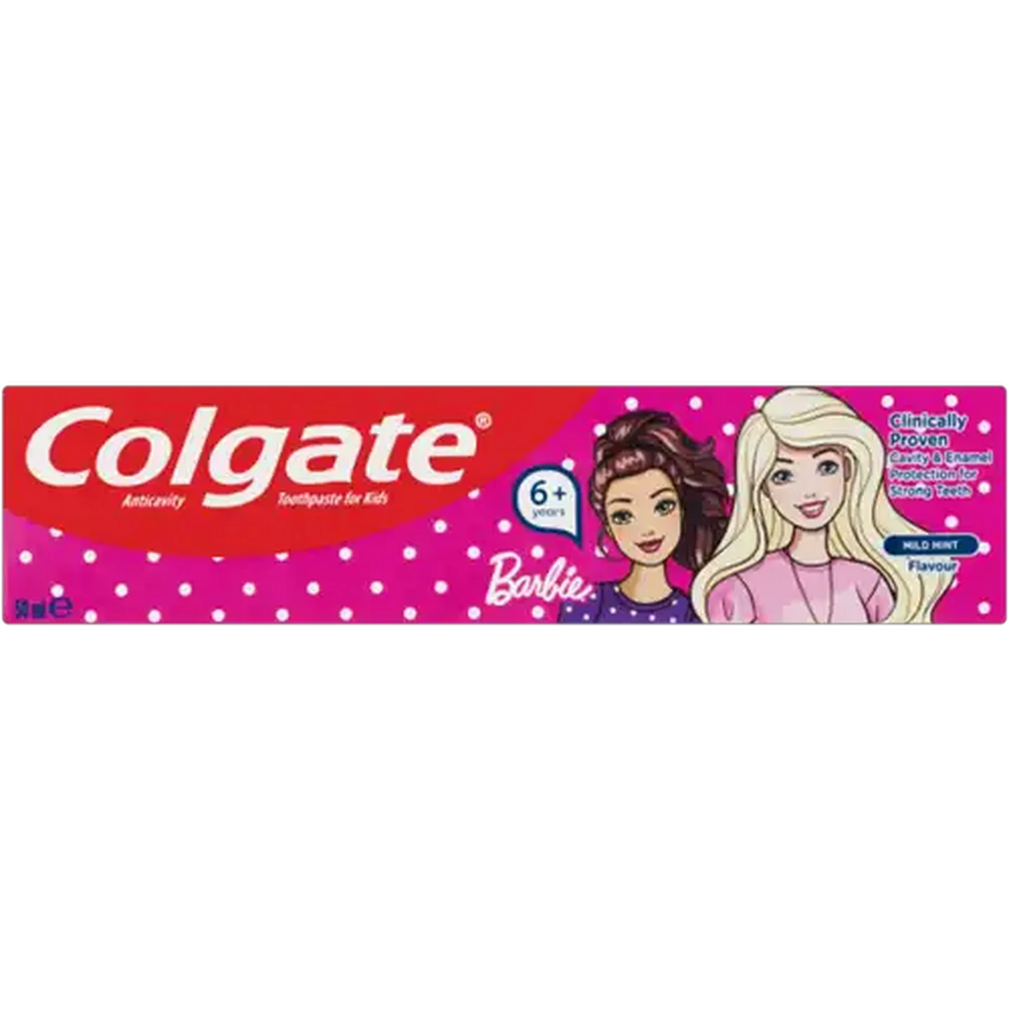 Image of Colgate Kids Mild Mint Flavour Barbie Anticavity Toothpaste 50ml