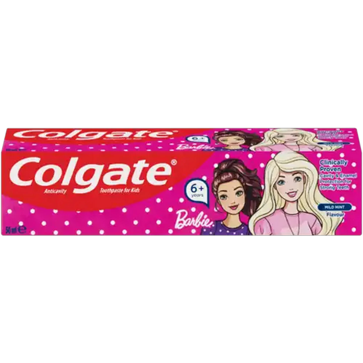 Image of Colgate Kids Mild Mint Flavour Barbie Anticavity Toothpaste 50ml