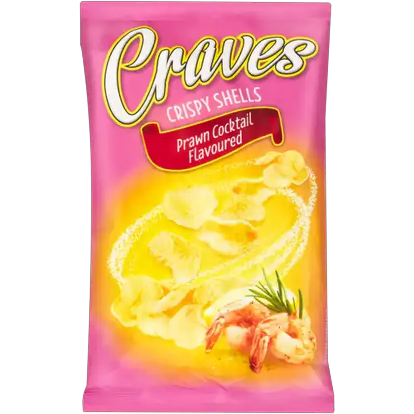 Image of Craves Prawn Cocktail Flavoured Crispy Shells 90g