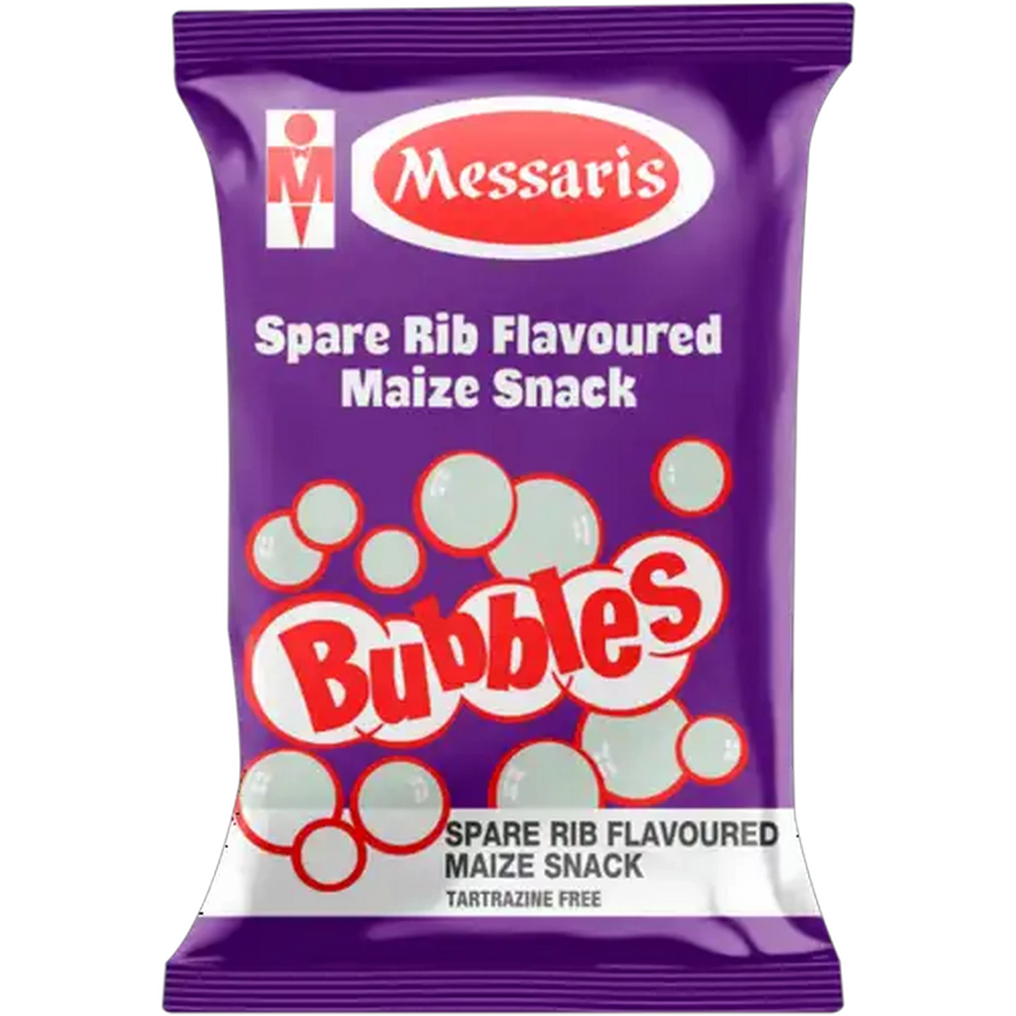 Image of Messaris Bubbles Spare Rib Flavoured Maize Snack 100g