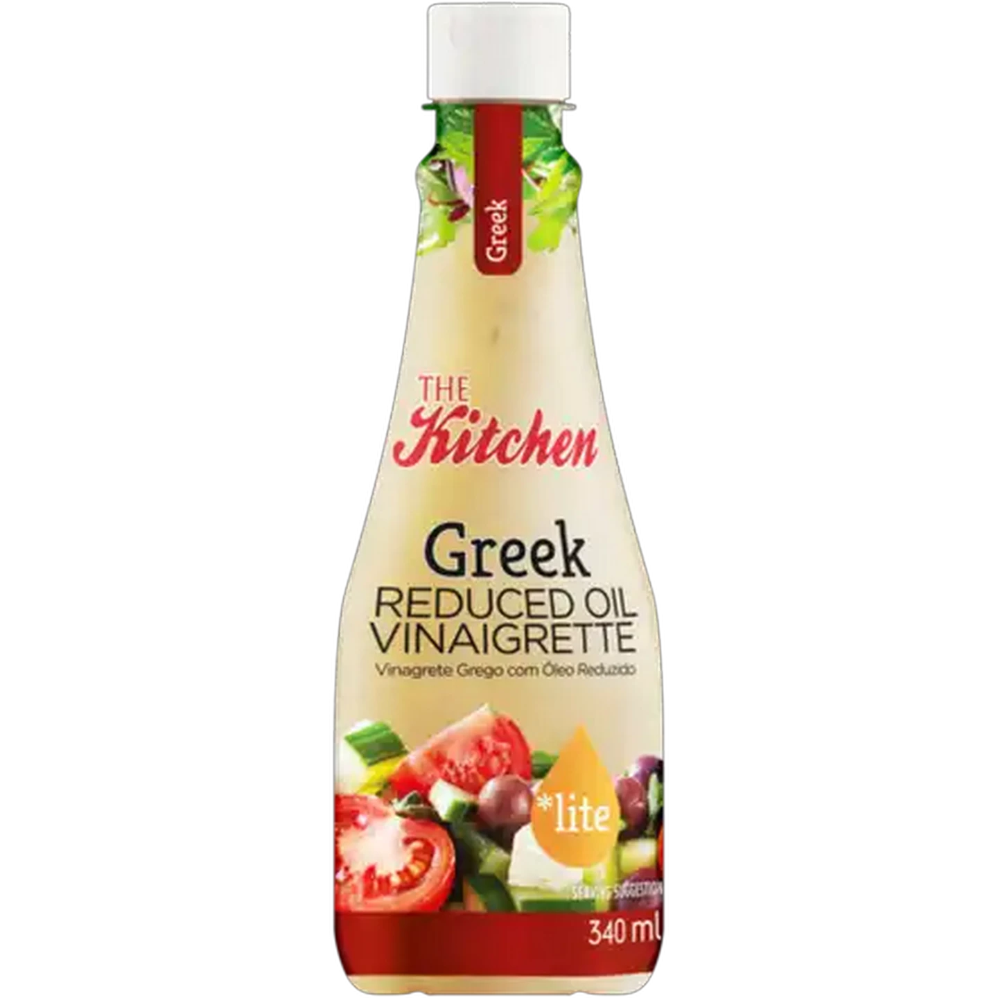 Image of The Kitchen Reduced Oil Greek Vinaigrette 340ml