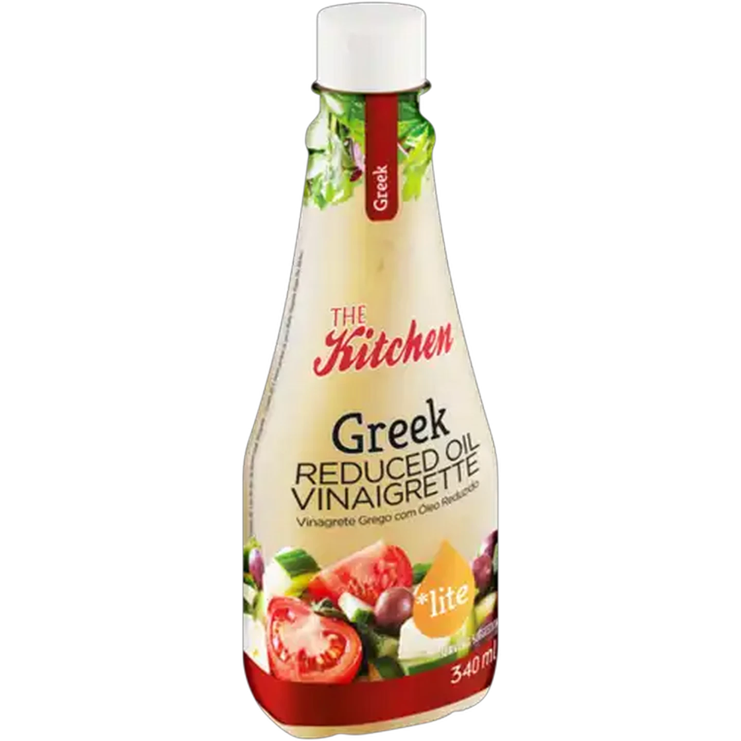 Image of The Kitchen Reduced Oil Greek Vinaigrette 340ml
